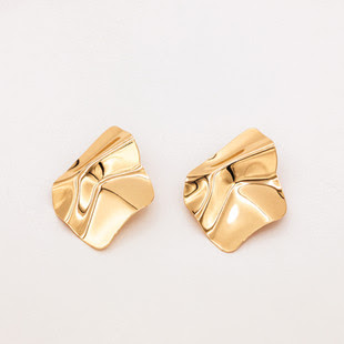 Noam Earrings Gold | MALKARI by Tali Kogan